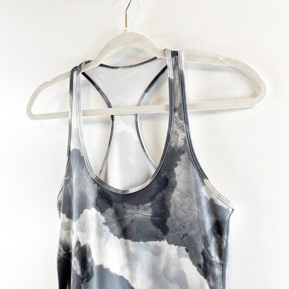 Lululemon Cool Racerback Tank Top Gray White Black Small - Picture 6 of 10